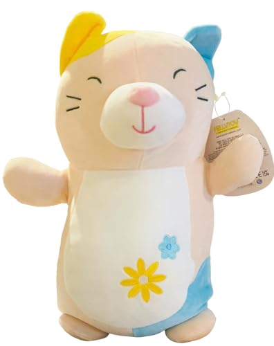 Squishmallows HugMees Official Jazwares (14 Inch, Caddie Cat (Flowers))