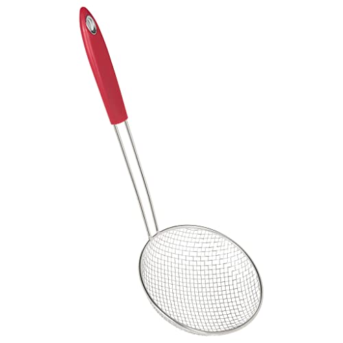 Secret De Gourmet 76166 Espumadera Inox Mango De Goma, Multicolor