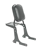 respaldo honda rebel 500 Respaldo Con portaequipajes para Honda CMX 500 Rebel - NEGRO MATE ALTO