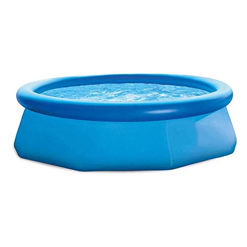 JN Children's tub Household Inflatable Pool Foldable Blue Swimming Pool Adult/child Paddling Pool Large Baby folding tub (Size : 84×396cm)