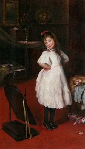 Artur Lajos Halmi Toile d'Art Impression de Robe de Soirée 60x90cm Tableaux Décoratifs