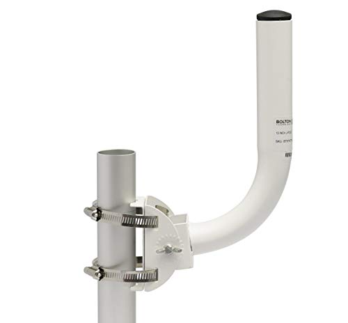 Bolton Technical 10” Inch J Pole Mount Accessory for Outside Antenna(Signal Booster Antenna, Yagi Antenna, Antenna Expansion kit