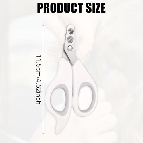 Image of PEUTIER Easy Cat Claw Trimmer, Cat Nail Clipper Kitten Professional Accessories Tool Professional Claw Trimmer for Novice Indoor Pet Families Grooming Supplies