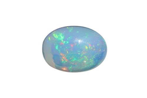 Opale éthiopienne de feu cabochon ovale pierre naturelle 2.8 cts achat gemme rare