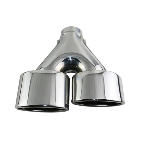 Tuyau d'échappement double sortie 2,5 pouces en inox résistant à la corrosion