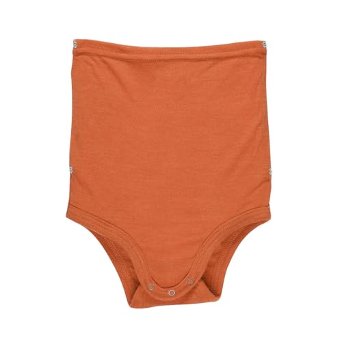 Grünes Glück Baby Body – Zweiteiliger Wolle Seide Body langarm -für...
