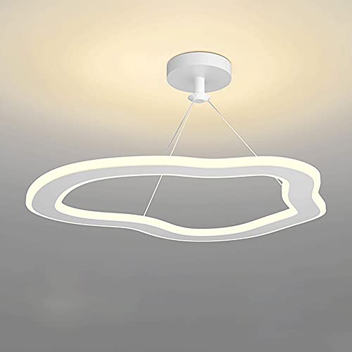 Lustre d'îlot moderne en métal géométrique avec éclairage décoratif LED haut de gamme