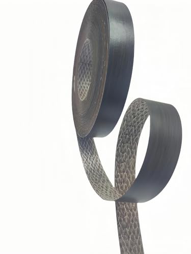 Image of HGKJHFmelamine Edging Tape. pre Coated with hot melt Adhesive Flexible Veneer Edge Edging, Used for Cabinet and Furniture Maintenance (No24-Black Walnut, 1.81cm*15m)