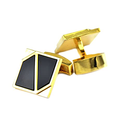 Mancuernillas cuadradas Daesar cobre dorado para hombre miniatura 1