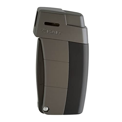 Mechero Xikar Resource encendedor recargable negro y gris con accesorios