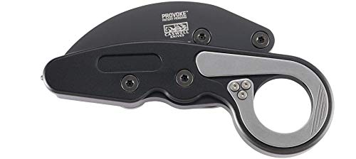 CRKT Provoke First Responder Folding Pocket Knife: Morphing Karambit, D2 Blade Steel, Kinematic Pivot Action, Integrated Safety Lock, Low Profile Pocket Clip, Glass Breaker, Sheath 4042 - Thumbnail 5