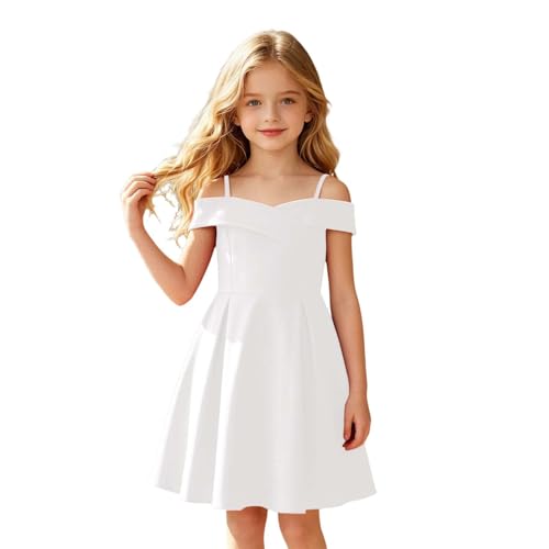 Robe trapèze adolescentes bustier épaules dénudées préadolescentes 6-14 ans