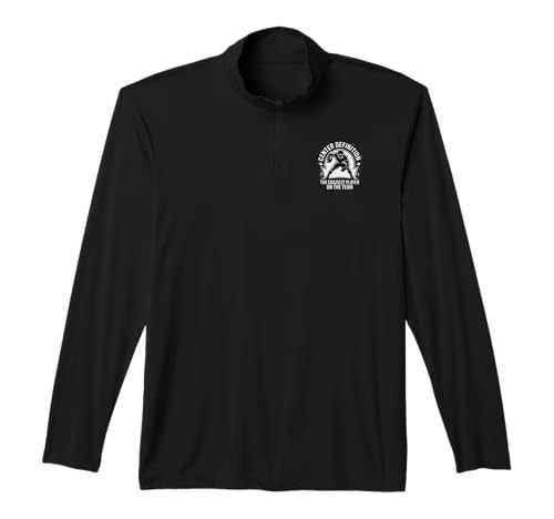 Center Definition Craziest Player Football Offensive Line Performance Quarter-Zip Top