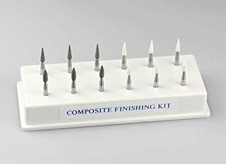 Shofu 0302 Plastic Classic Friction Grip Composite Finishing Kit, Contains Dura-Green Stones (3 CN1, 3 FL2), Dura-White Stones (3 CN1, 3 FL2)