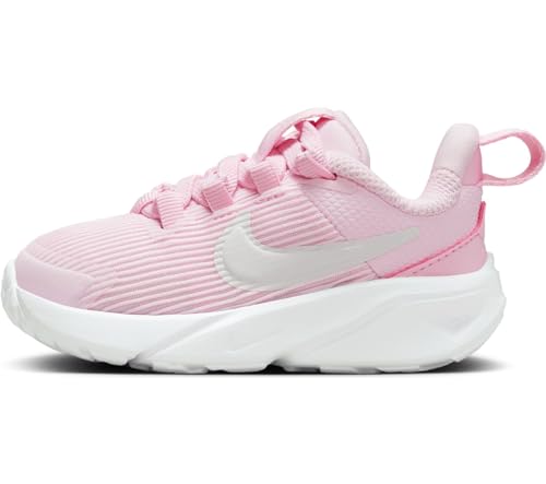 Nike Star Runner 4 Baby/Toddler Shoes (DX7616-602, Pink Foam/Summit White-White) Size 8