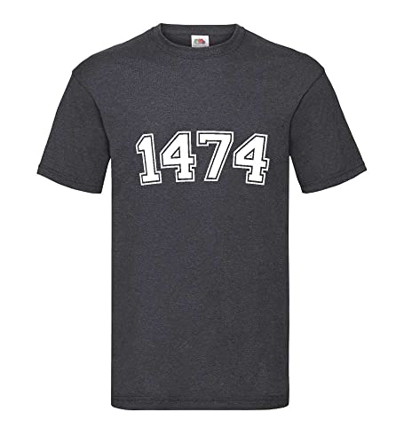 T-shirt homme gris foncé XXXL finitions haut de gamme