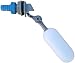 Mini Float Valve Kit with Adjustable Arm for Ponds, Chickens, Livestock Water Trough, Aquariums, Aquaponics, Aquaculture, Hydroponics Tank Reservoir. Made of Tough, Precision PVC (1/2" NPT Male)