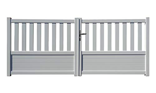 PORTAIL GENEVE BLANC 3m