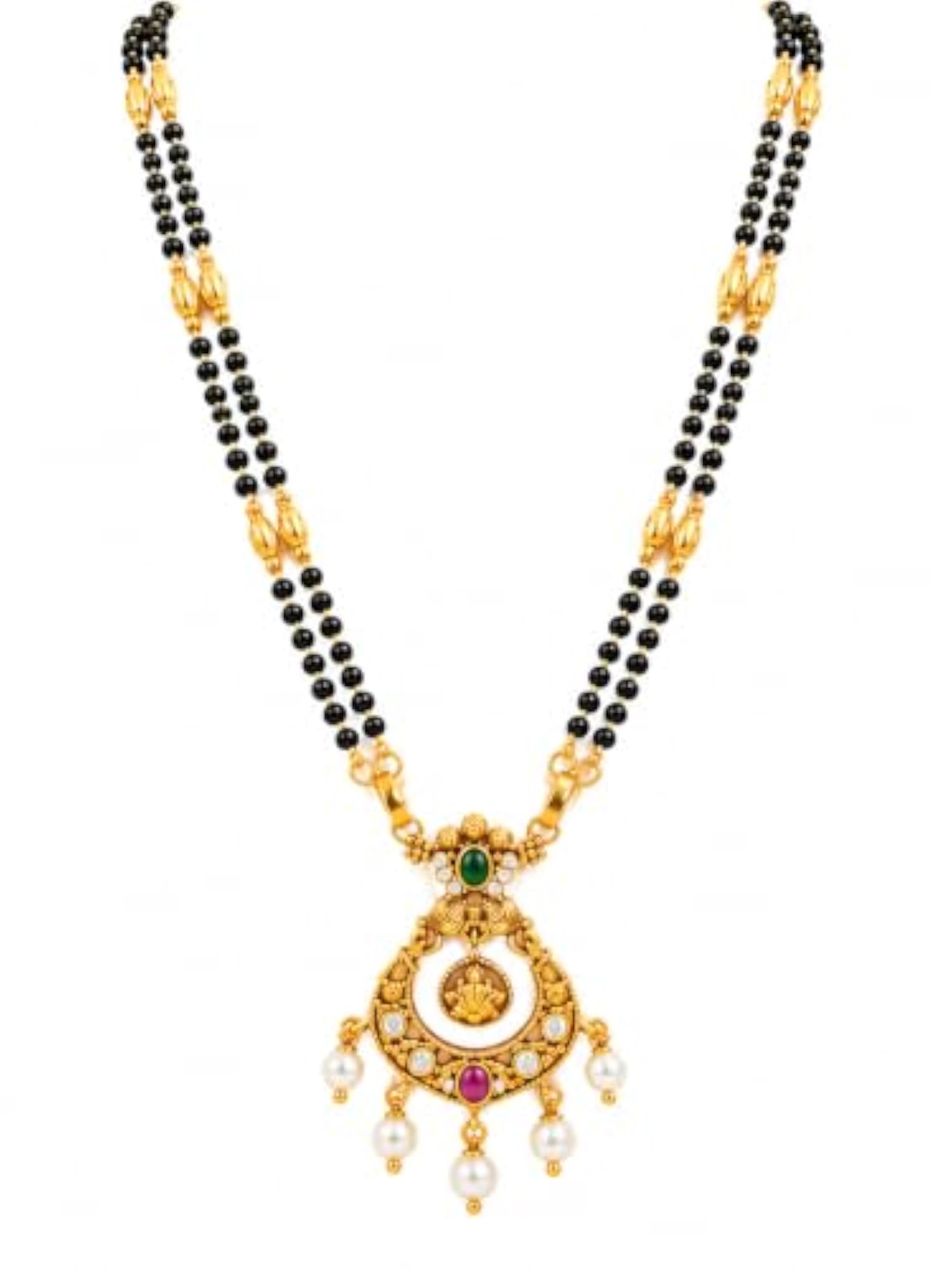 RK VARENYA FASHOW Mangalsutra with Lakshmi Pendant