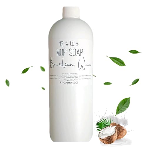 Brazilian Waves Mop Soap 32oz, Blyss Aroma Mop Soap, R&W Mop Soap Brazilian Wave, Mop Soap for Floor Cleaning, Luxury Highly Scented Floor Cleaning Mops Soaps for Bathroom & Kitchen (1, 4.2oz)