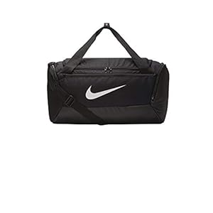 Nike Brasilia Small Duffel-9.0, Black/Black/White, One Size