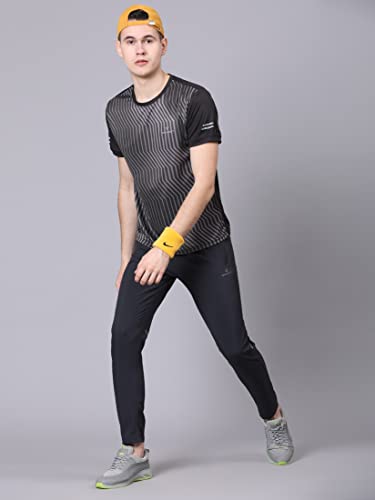 Image of Dpassion Regular fit Running Track Pants for Men with Side Zipper Pocket | Lowers for Boys |Sports Track Pant for Men