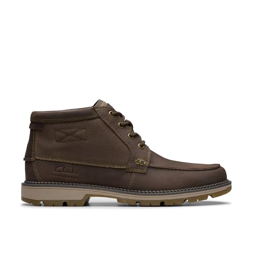 Clarks Clarks Collection Men's Maplewalk Moc Chukka Boot, Brown Leather, 7.5 Medium US