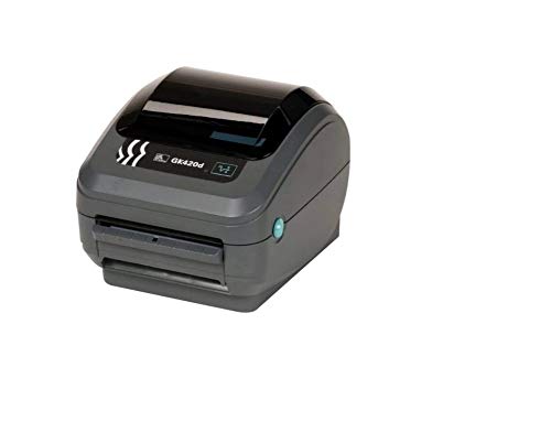 Zebra GK420d Direct Thermal Monochrome Printer 203dpi USB Ethernet...