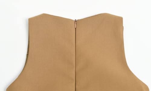 LittleSpring Girls Sleeveless School Uniform Jumper Dress with Bow3