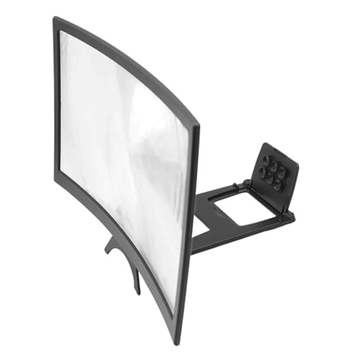 Lupa de pantalla de 12 pulgadas soporte plegable amplificador de imagen para smartphone