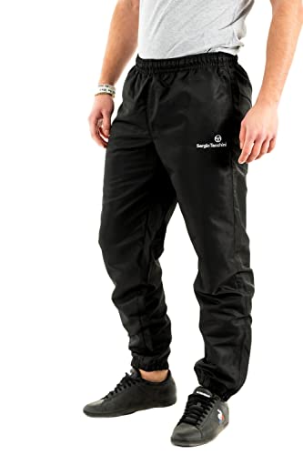 Sergio Tacchini Carson 021 Pantalons, Noir/Blanc, L Homme