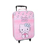 mybagstory Hello Kitty - Maleta Trolley niño 42 cm - Equipaje cabina ligera con ruedas - Rosa