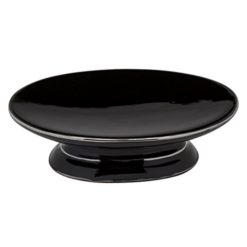 Creative Bath Products Regency Collection SOAP Dish, Black