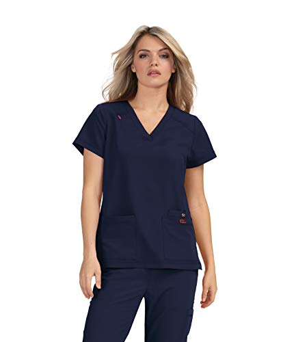 Product Deal KOI Betsey Johnson KOIB101 Women's Scrub Top Navy S