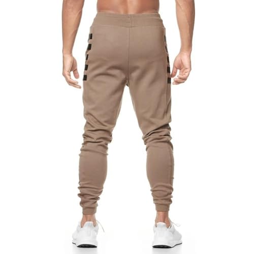 Men's Solid Stretch Sweatpants Pants Comfort Jogging Outdoor Pants Hiking Basic Athletic Trousers2