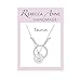 Rebecca Anne Handmade Jewelry Silver Taurus Necklace, 16