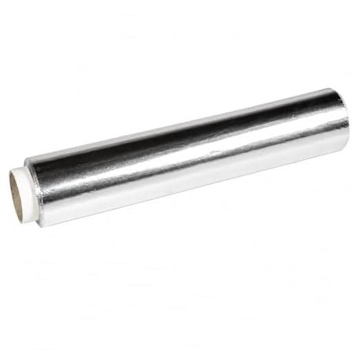 Industriefolie aus Aluminium - Alufolie 29,5cm x 50m, Dicke 36my