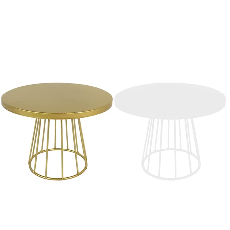 Soporte de Metal para Tartas, Redondo, para Fiestas de cumpleaños, Bodas, té de la Tarde, postres, decoración, Accesorios, Soporte para Magdalenas