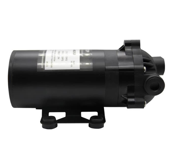 Pompa booster a membrana acqua DC 24V RO, pompa acqua ad alta pressione silenziosa per di filtraggio dell'acqua ad osmosi inversa(600g)