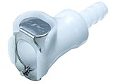 Colder PLC17004 Acetal Tube Fitting, Coupler, Straight Thru, In-Line, 1/4