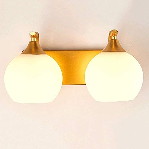 Lámpara de pared llevada moderna con pantalla de cristal premium y metal 2