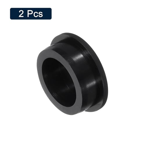 Image of uxcell 2 Pcs Black Plug Holes, Waterproof Rubber Button Plug for 41mm / 1.61 inch Hole
