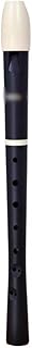 Recorders 8-Hole Musician Baroque Recorders, Flute Instrument for Students in Class, C Soprano Recorder, with Storage Bag + Cleaning Stick (Color : Black, Size : Baroque)