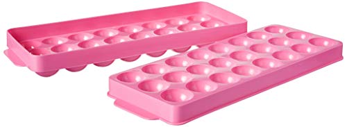 Molde esferas de hielo Hutzler 24 bolas rosa miniatura 3