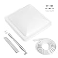 Make It Mount Universal 14" RV Roof Vent Cover with Upgraded Rubber Seal Strip - Replacement Vent Lid Kit for Trailers, Campers, RV and Motorhomes (14 x 14, 1, Quantity)