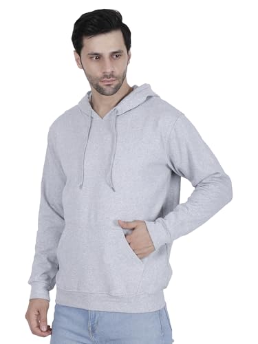 Image of Mastyle Men's Solid Hoodies |100% Rich Cotton Fleece 400 GSM | Wrinkle Free