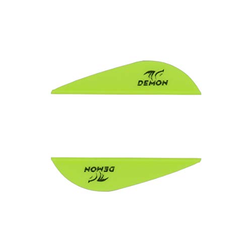 Letszhu Arrows Vanes 2.5 Inch Plastic Fletches Vane Diy Archery Arrow For Hunting Targeting (39 Pack) (Neon Yellow) #TOP4