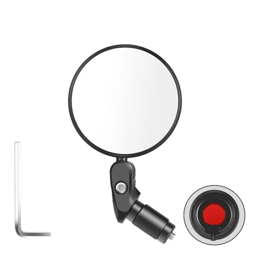 Rétroviseurs route vtt réglables 360 pour une vision hd en verre