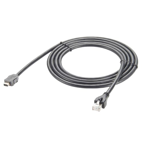 Cable Ethernet Industrial RJ45 Cat6A 2 m SFTP miniatura 3
