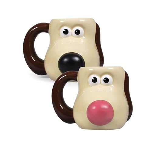 Taza Cerámica Wallace y Gromit Cambia Color 16.2 Oz